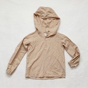 AMAE Co. Oversized Linen Pullover Hoody